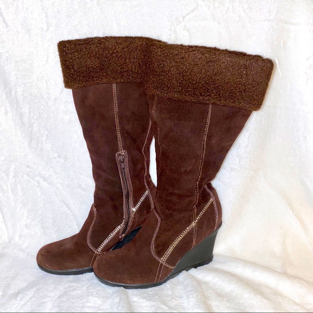 Kenneth Cole Reaction Last Jam Suede Boot Size 8